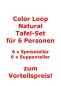Preview: Like-by-Villeroy-Boch-Color-Loop-Natural-Tafelset-fuer-6-Personen