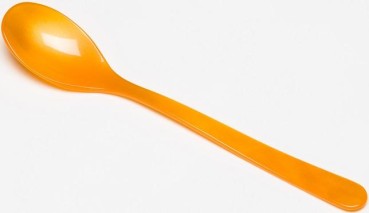 G.F.-Heim-Soehne-Muesliloeffel-aus-Acrylglas-orange-19,5cm