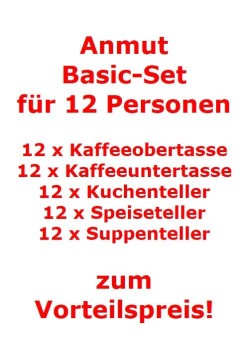 Villeroy & Boch Anmut Basic-Set für 12 Personen / 60 Teile