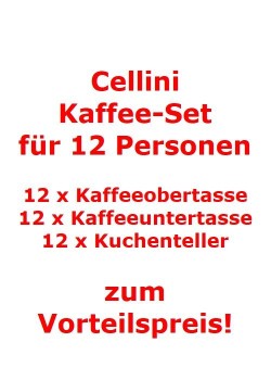 Villeroy-Boch-Cellini-Kaffee-Set-fuer-12-Personen-