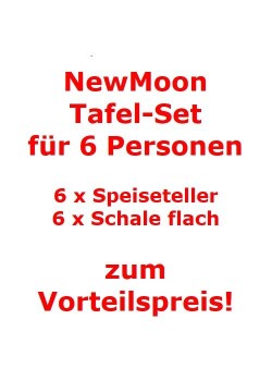 Villeroy & Boch NewMoon Tafel-Set für 6 Personen / 12 Teile
