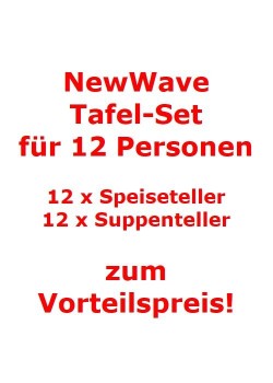 Villeroy-Boch-New-Wave-Tafel-Set-fuer-12-Personen