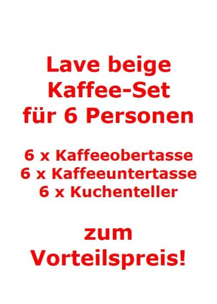 Like-by-Villeroy-Boch-Lave-beige-Kaffeeset-fuer-6-Personen