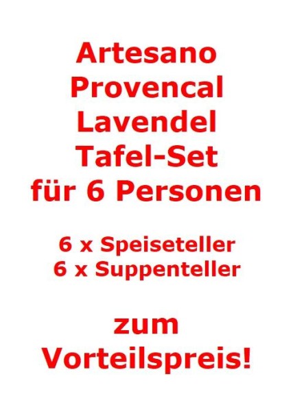 Villeroy-Boch-Artesano-Provencal-Lavendel-Tafel-Set-fuer-6-Personen