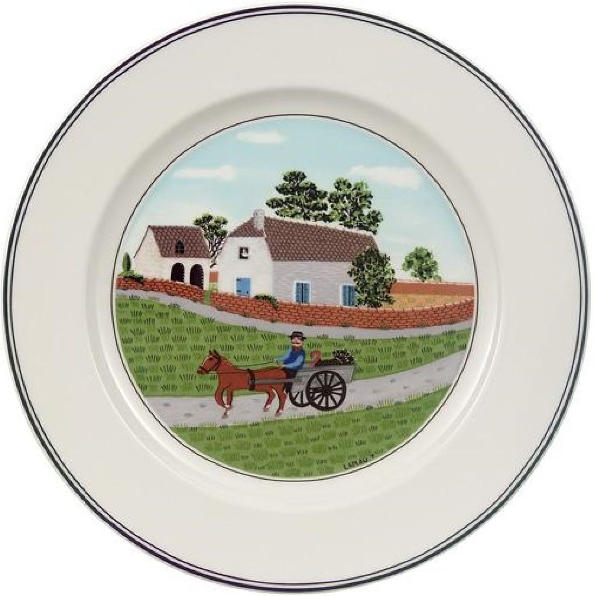 Villeroy & Boch Design Naif Frühstücksteller / Kuchenteller Bauer