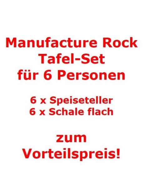 Villeroy-Boch-Manufacture-Rock-Tafel-Set-fuer-6-Personen