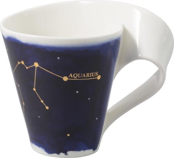 Villeroy-Boch-NewWave-Stars-Becher-mit-Henkel-Wassermann-Aquarius-1016165811