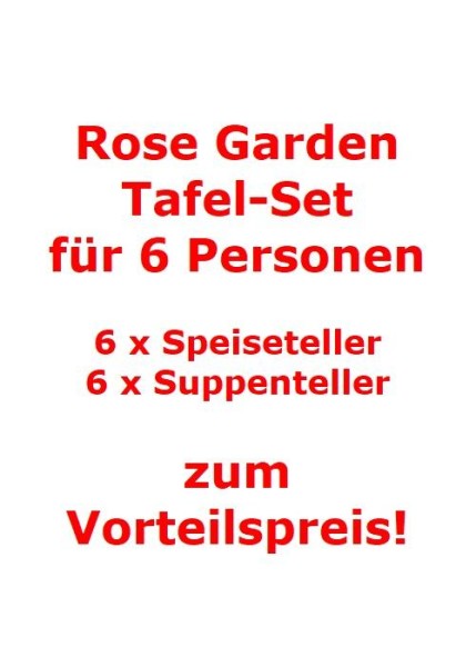 Villeroy-Boch-Rose-Garden-Tafel-Set-fuer-6-Personen