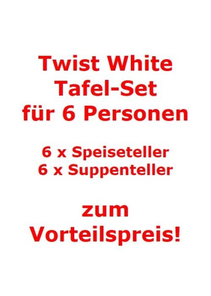 Villeroy-Boch-Twist-White-Tafel-Set-fuer-6-Personen