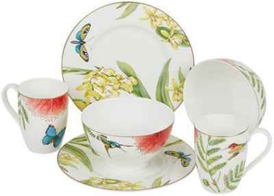 Villeroy-Boch-Amazonia-Anmut-Fruehstuecksset-fuer-2-Personen-von-Porzellan-Exklusiv