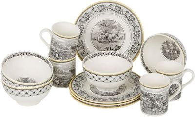 Villeroy-Boch-Audun-Ferme-Fruehstuecksset-fuer-4-Personen-von-Porzellan-Exklusiv