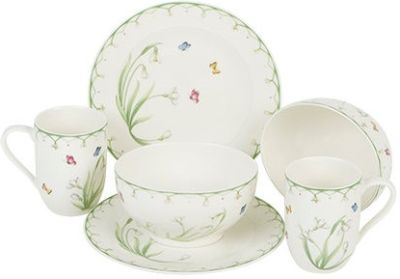 Villeroy-Boch-Colourful-Spring-Fruehstuecksset-fuer-2-Personen-von-Porzellan-Exklusiv