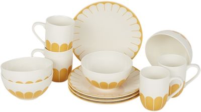Villeroy-Boch-Fleur-Soleil-Fruehstueckset-fuer-4-Personen-von-Porzellan-Exklusiv