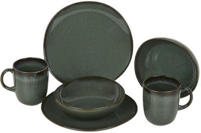 Villeroy-Boch-Lave-Vert-Fruehstueckset-fuer-2-Personen-von-Porzellan-Exklusiv